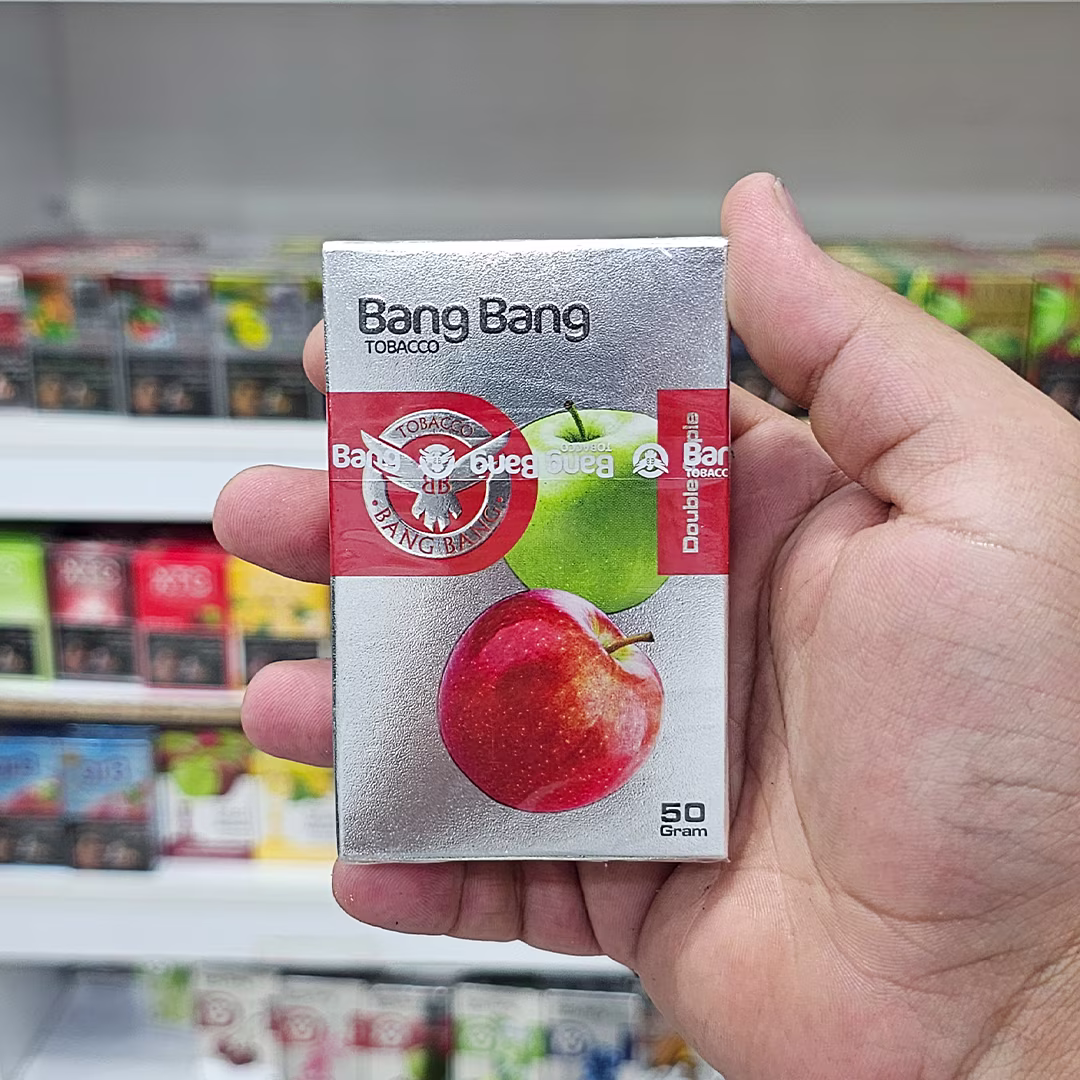 bang-bang-docib1 تنباکو بنگ بنگ دوسیب ۵۰ گرم Bang Bang Double Apple