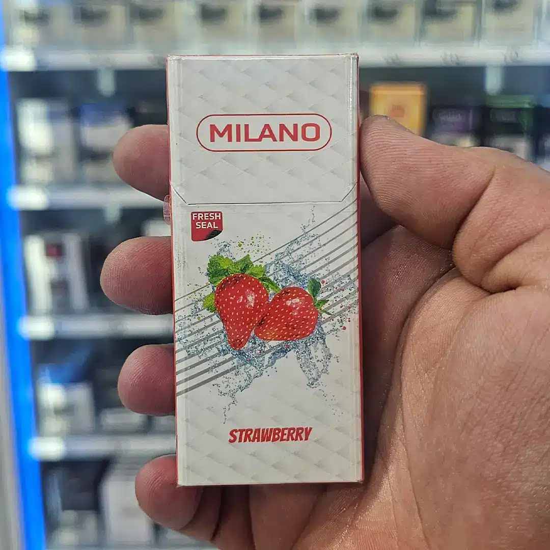 MILANO-TOTFARANGE1 سیگار میلانو توت فرنگی Milano FSP Tech Lock Strawberry